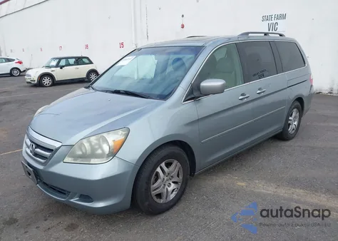 2005 Honda Odyssey Ex-L from USA, damaged, VIN 5FNRL38695B033449